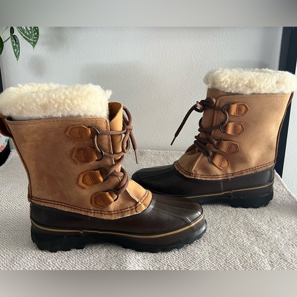 SOREL Alpine Waterproof Boots | Leather Camel Brown | Size: 10 - Picture 3 of 8